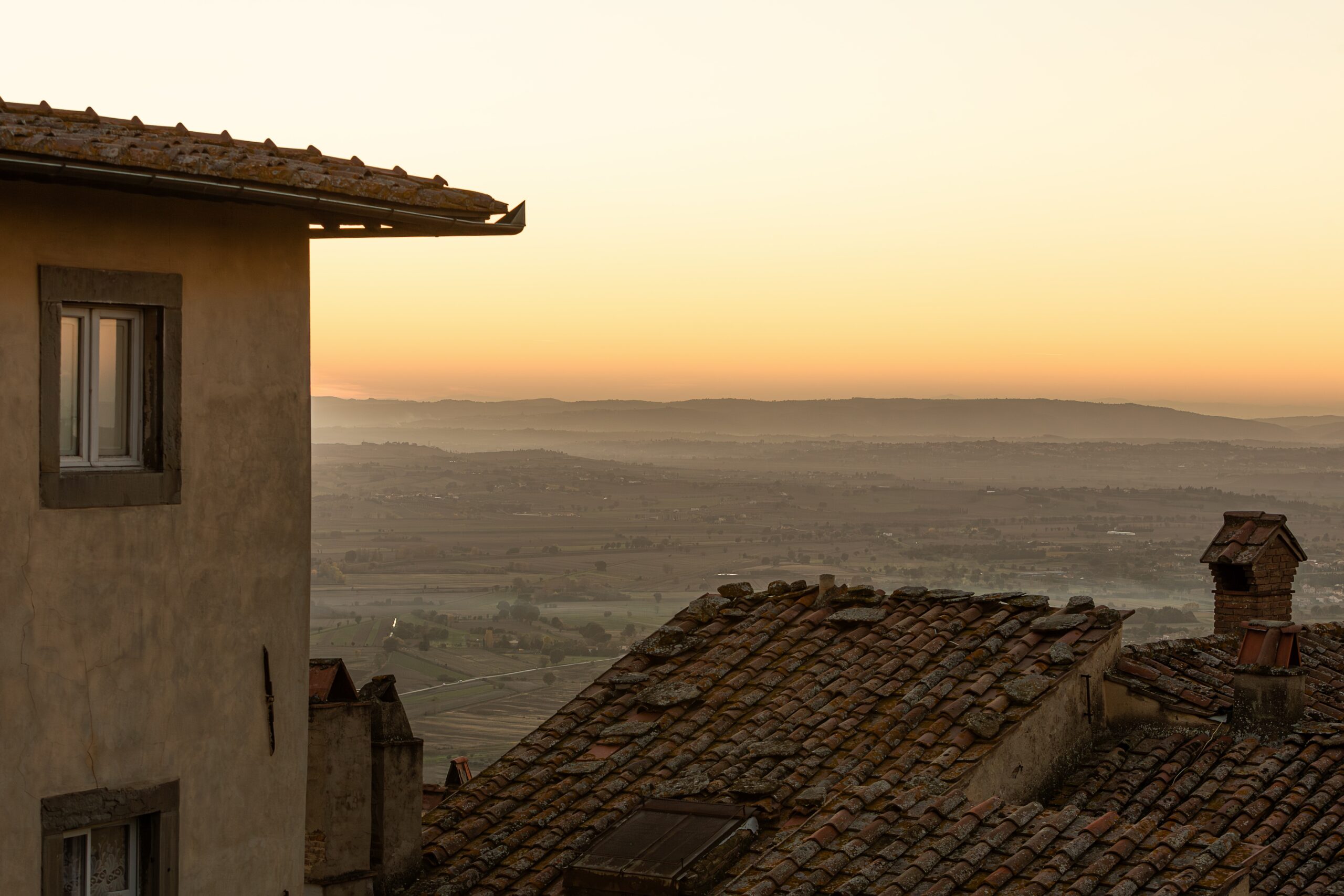 Views from Palazzo Passerini, Cortona